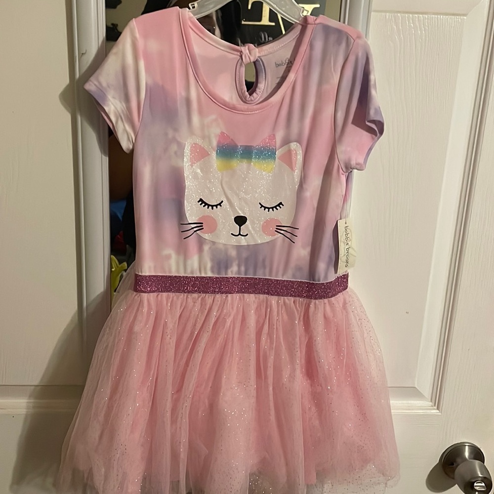Glitter cat tutu dress